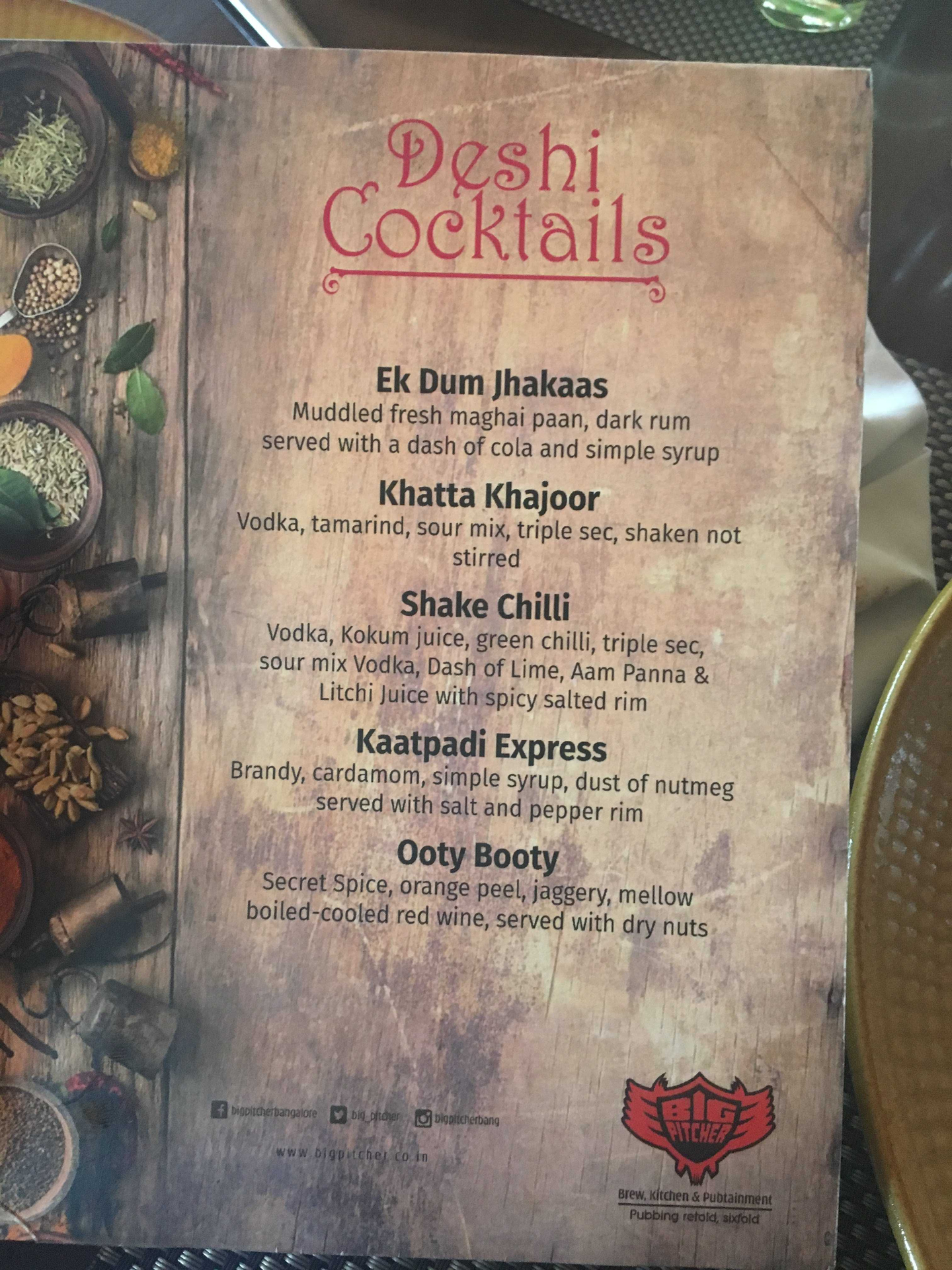  Cocktails with a touch of Desi Panti image