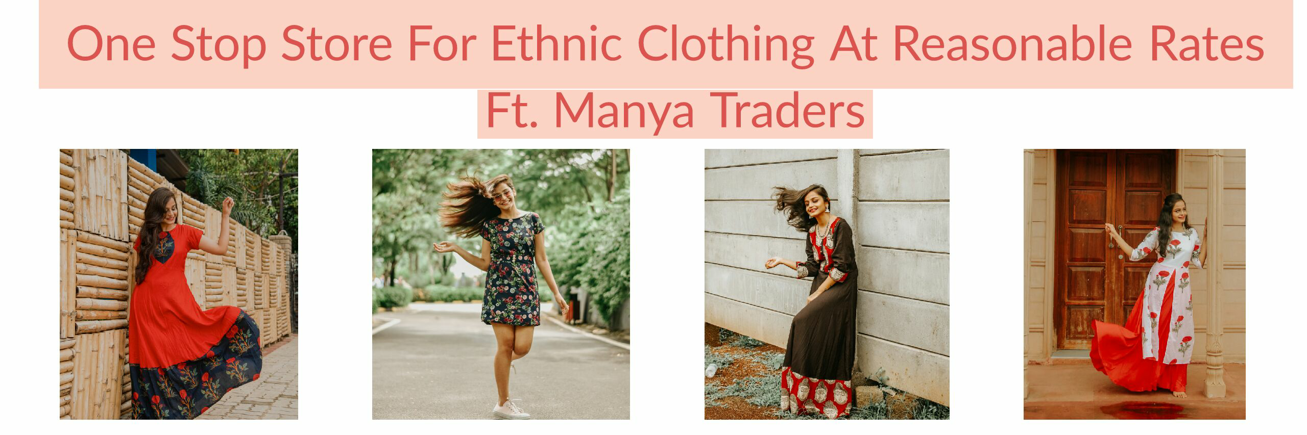 One Stop Store for Ethnic Wear At Reasonable Rates - Manya Traders image