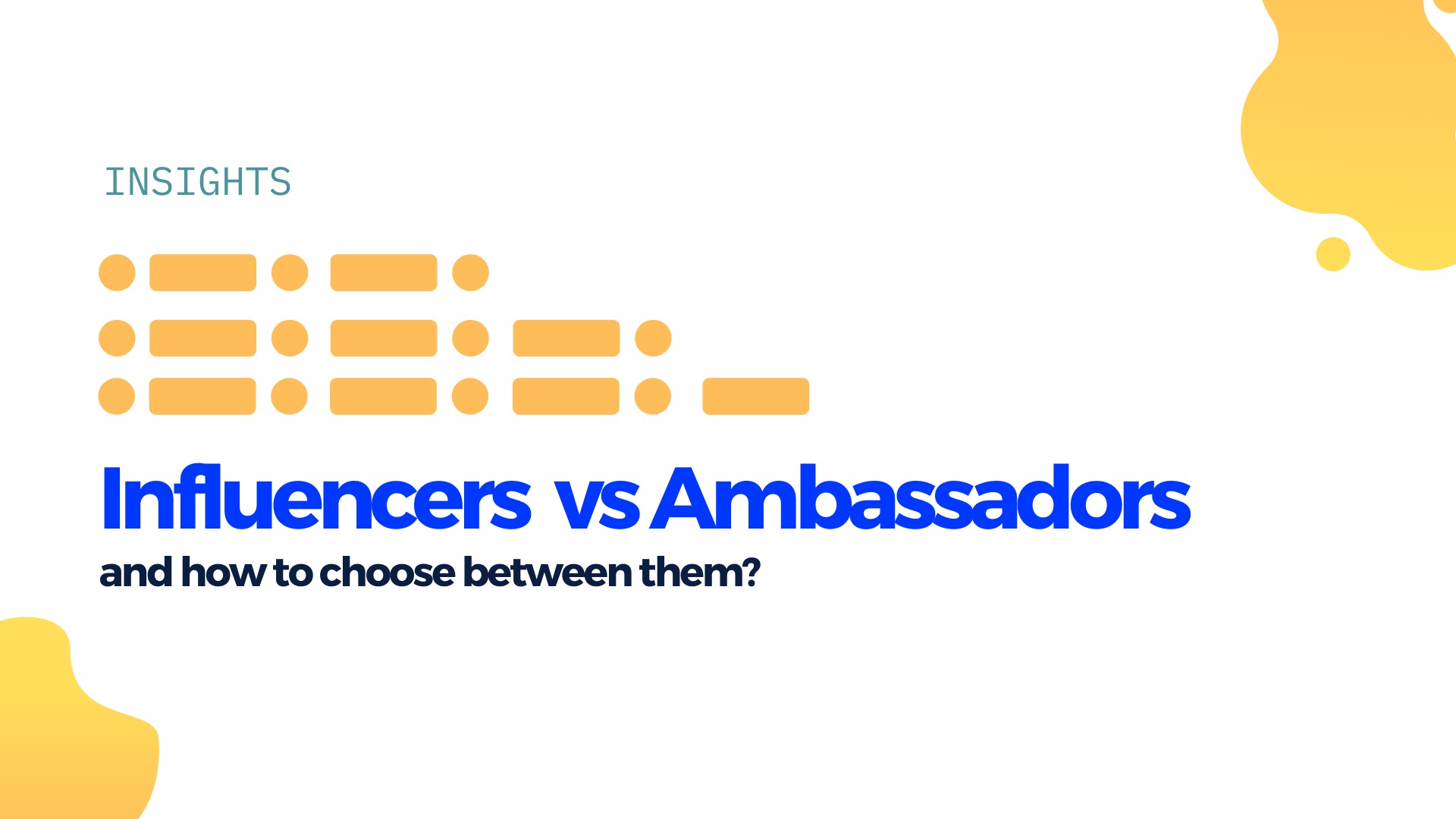 What is the difference between an influencer and brand ambassador image